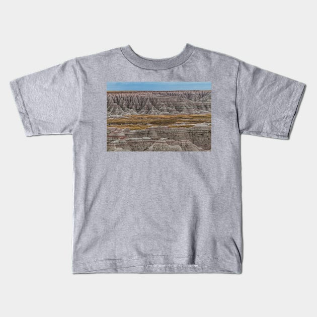 Badlands National Park Kids T-Shirt by thadz